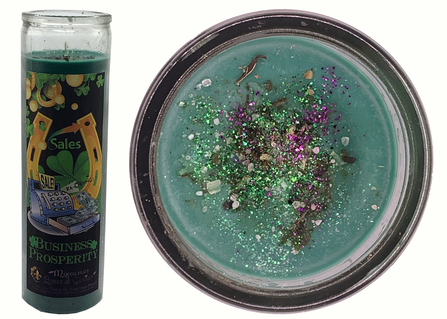 Business Prosperity Prayer Candle - Moonlight Potions & Charms