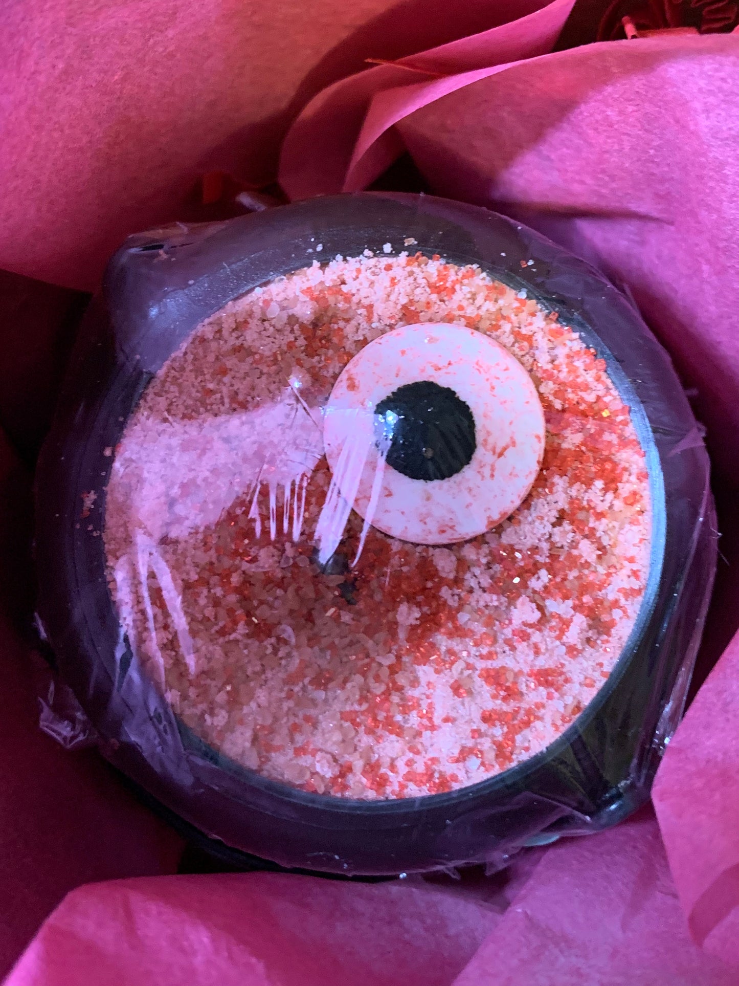 Dragon's Blood Bubbling Cauldron Bath Bomb Spell, Top - Moonlight Potions & Charms