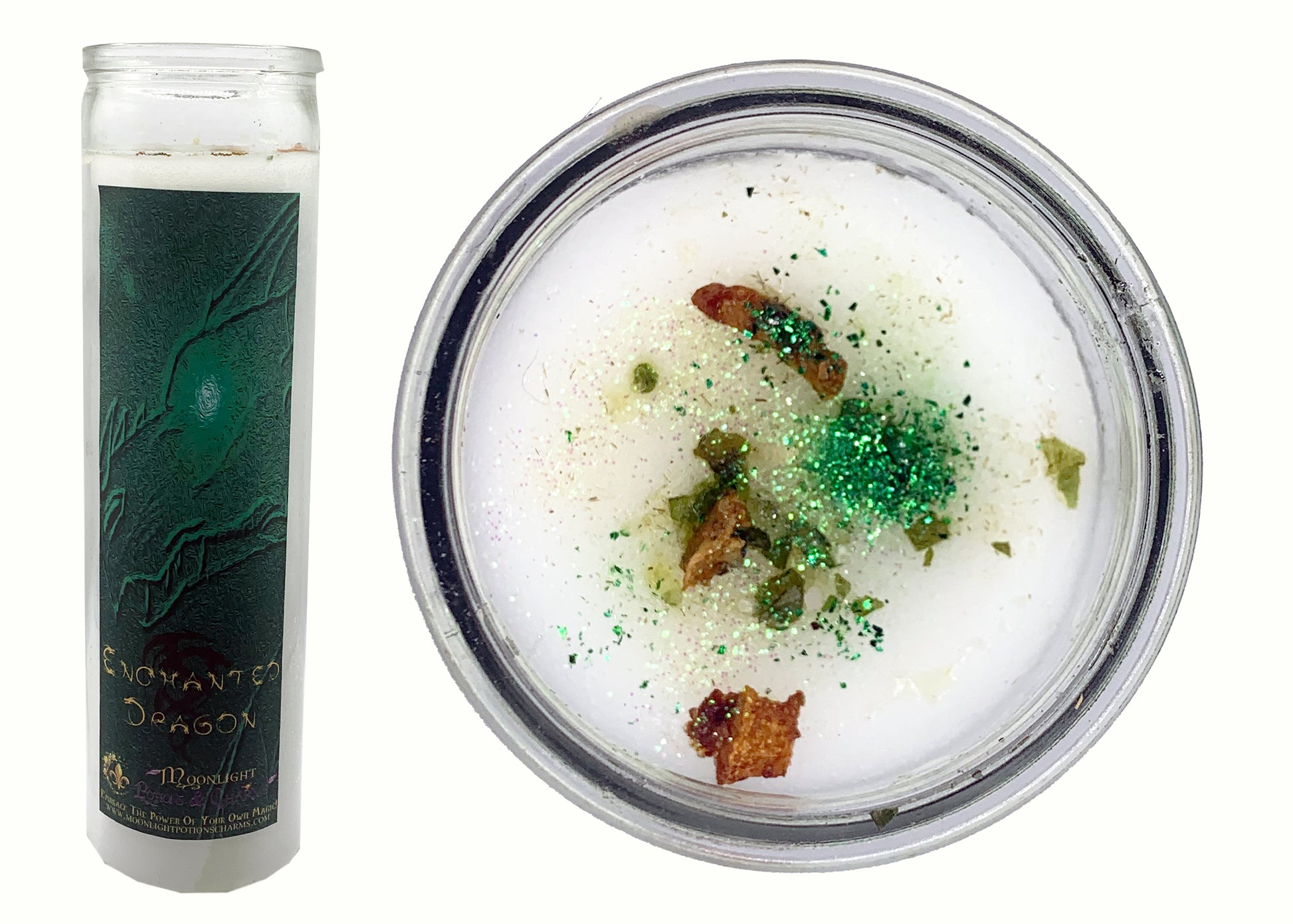 Enchanted Dragon Candle - Moonlight Potions & Charms