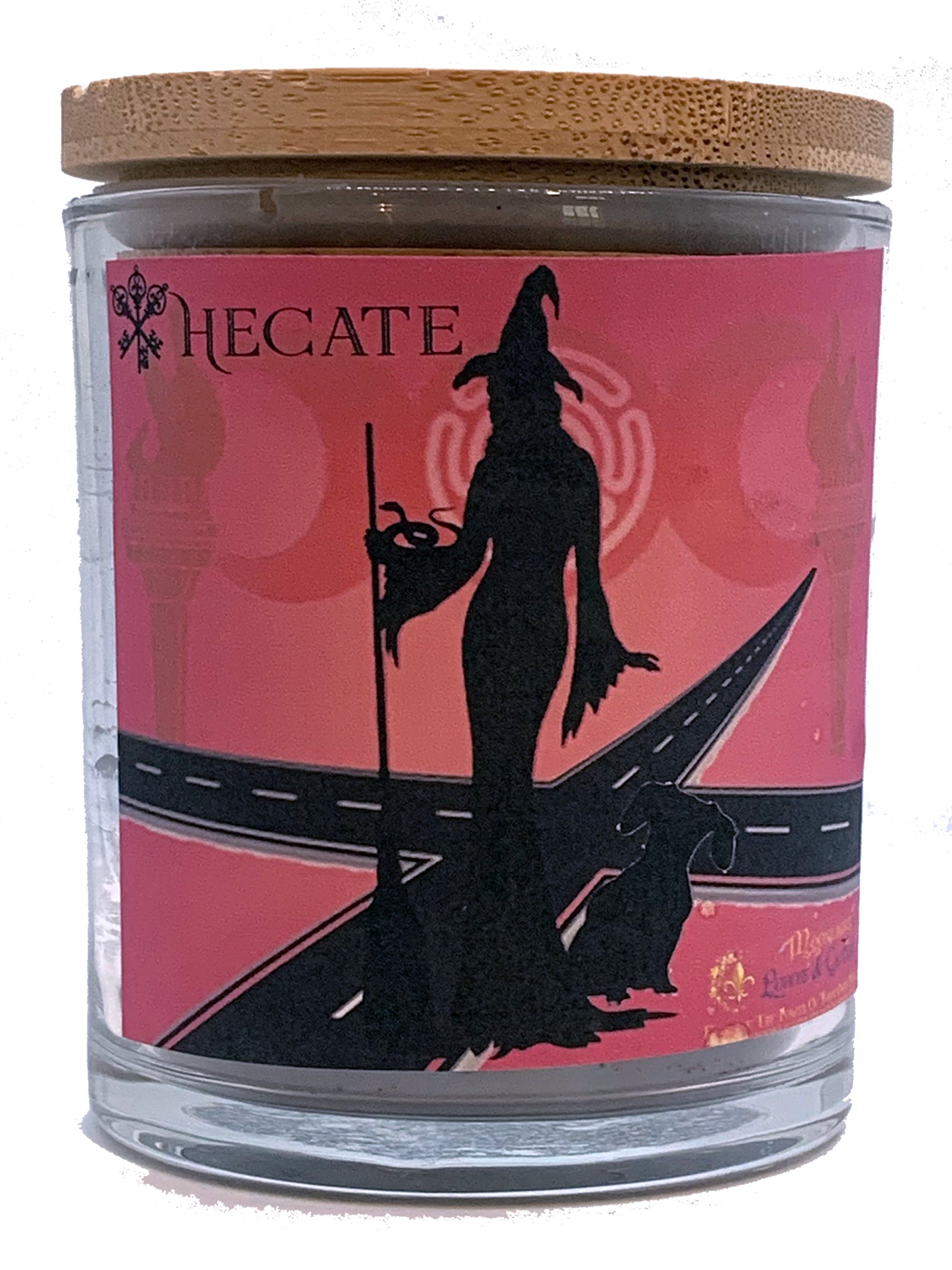 Hecate Prayer Candle, Front - Moonlight Potions & Charms