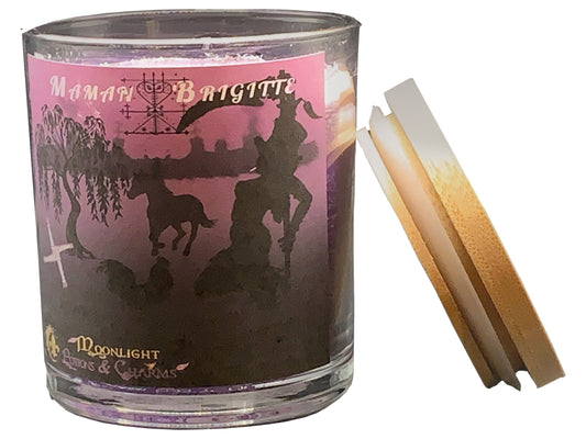 Maman Brigitte Prayer Candle, Front - Moonlight Potions & Charms