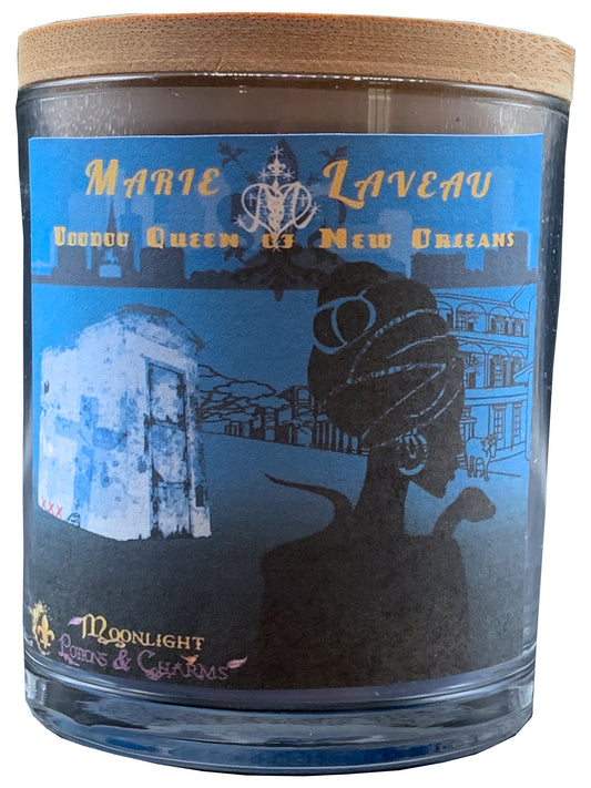 Marie Laveau Prayer Candle, Front - Moonlight Potions & Charms