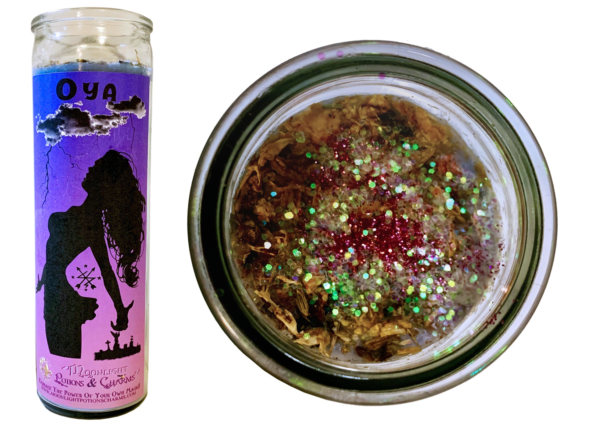 Oya  Prayer Candle - Moonlight Potions & Charms