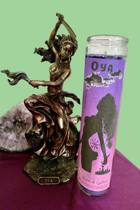 Oya Prayer Candle - Moonlight Potions & Charms