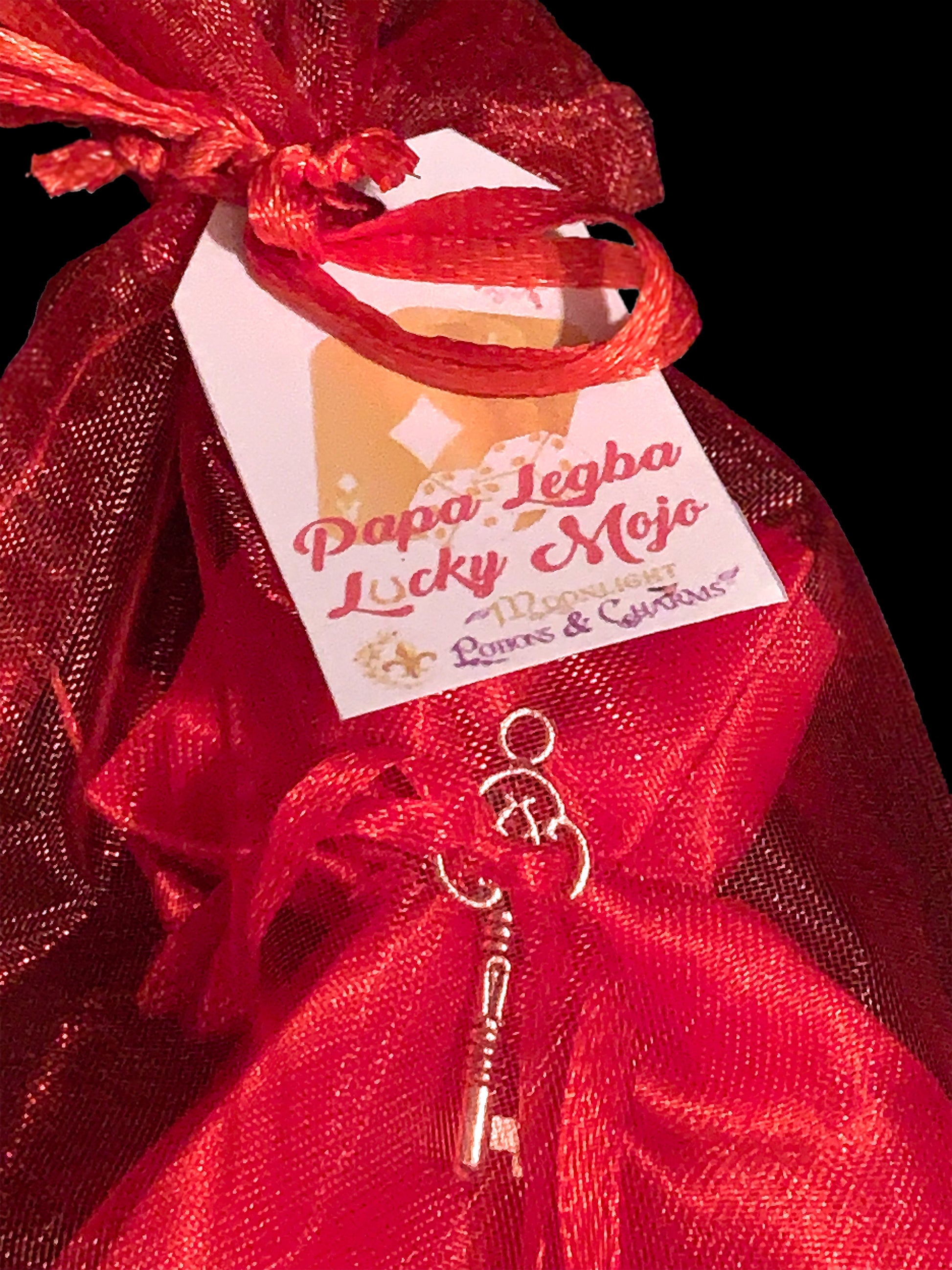Papa Legba's Lucky Mojo Bag, Key - Moonlight Potion s& Charms