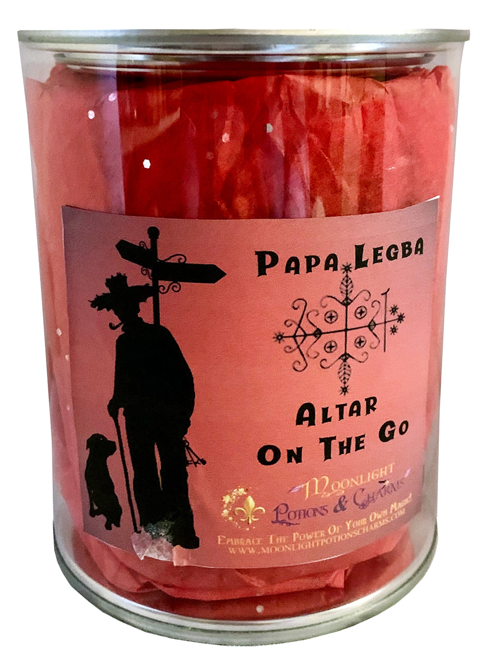 Papa Legba Altar On The Go, Pail - Moonlight Potions & Charms