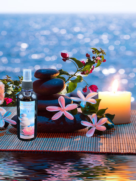 Peace Water Spray in a Zen environment - Moonlight Potions & Charms