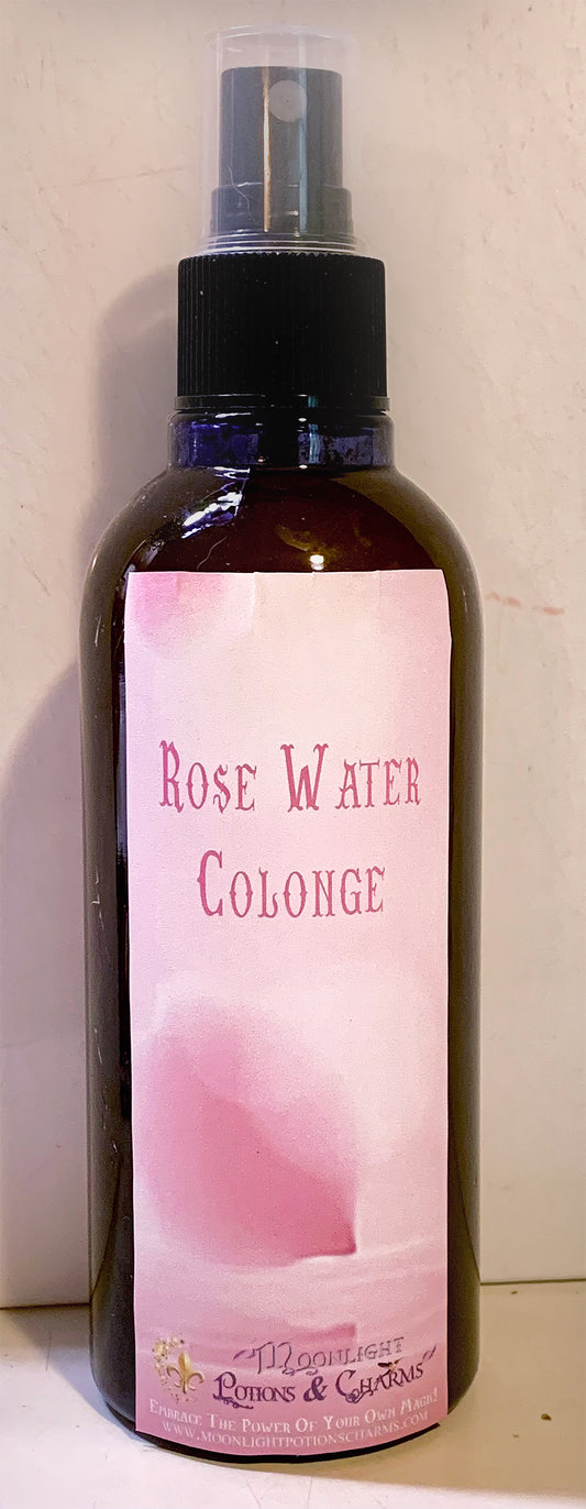 Homemade Rose Water Spray 8 oz - Moonlight Potions & Charms