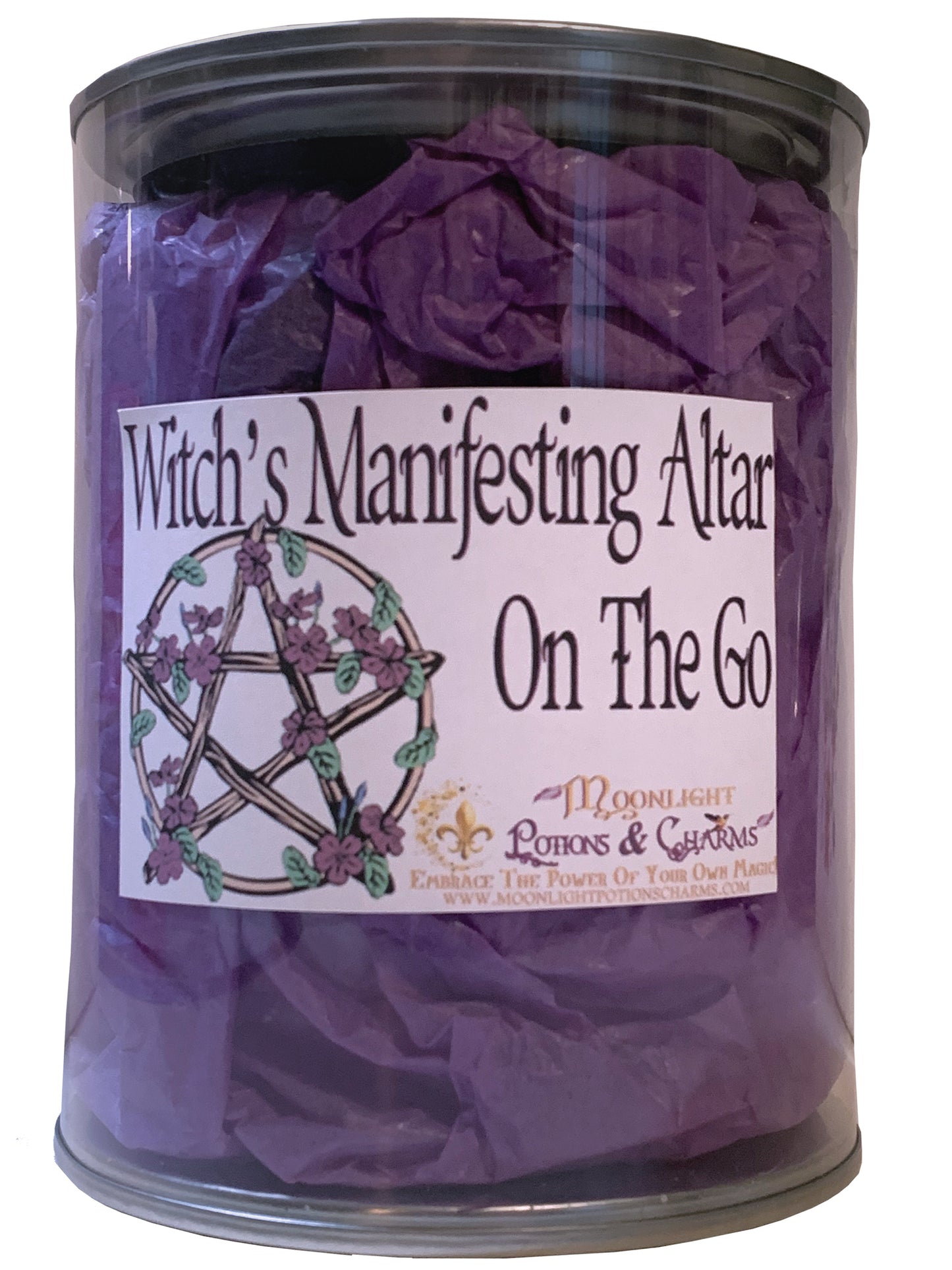 Witch's Manifesting Altar On The Go, Pail - Moonlight Potions & Charms