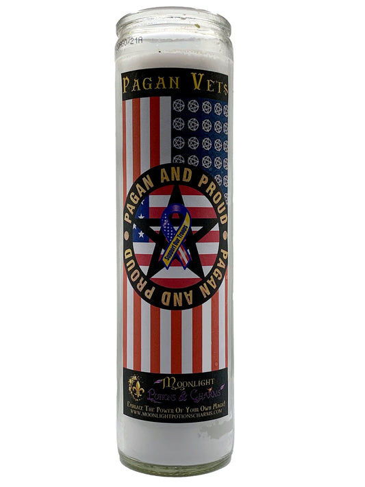 Pagan Veterans Prayer Candle